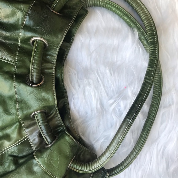Green faux leather purse - Picture 4 of 7